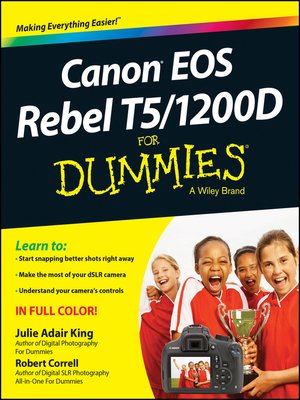 cover image of Canon EOS Rebel T5/1200D For Dummies